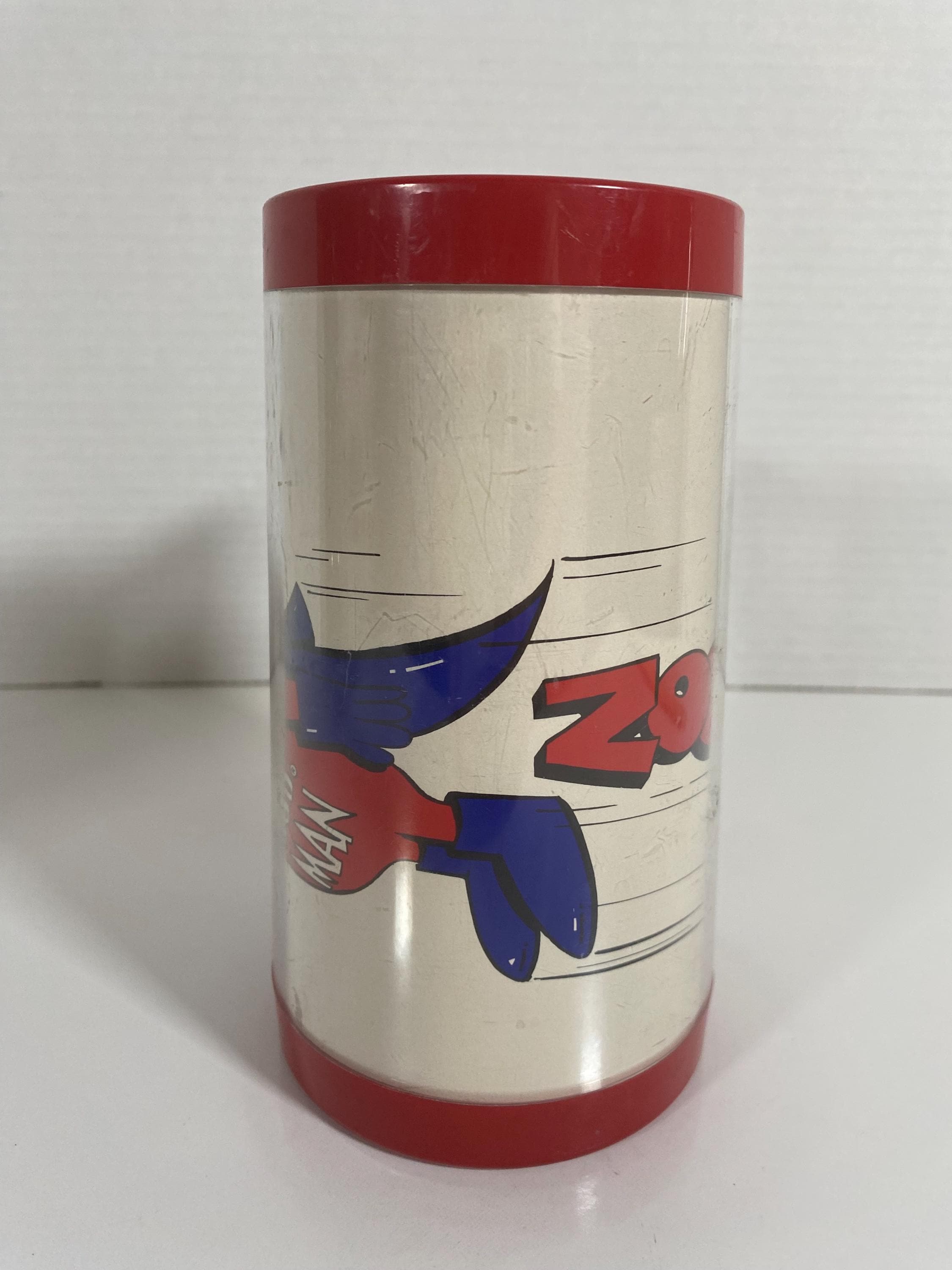 Vintage 1980's Budweiser “bud Man” Insulated Thermo-serv 12oz Beer