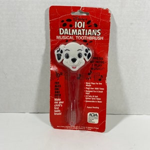 Vintage & RARE 1963 Disney’s 101 Dalmatians Musical Toothbrush In Original Packaging - Collectable | Nostalgia | Display Item | Gift Idea
