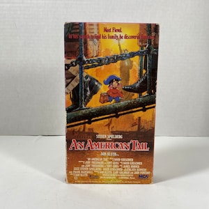 Vintage 1987 Ein amerikanischer Schwanz VHS - mit den Stimmen von: Don DeLuise, Madeline Kahn & Christopher Plummer - sammelbare | Animierte | Geschenk