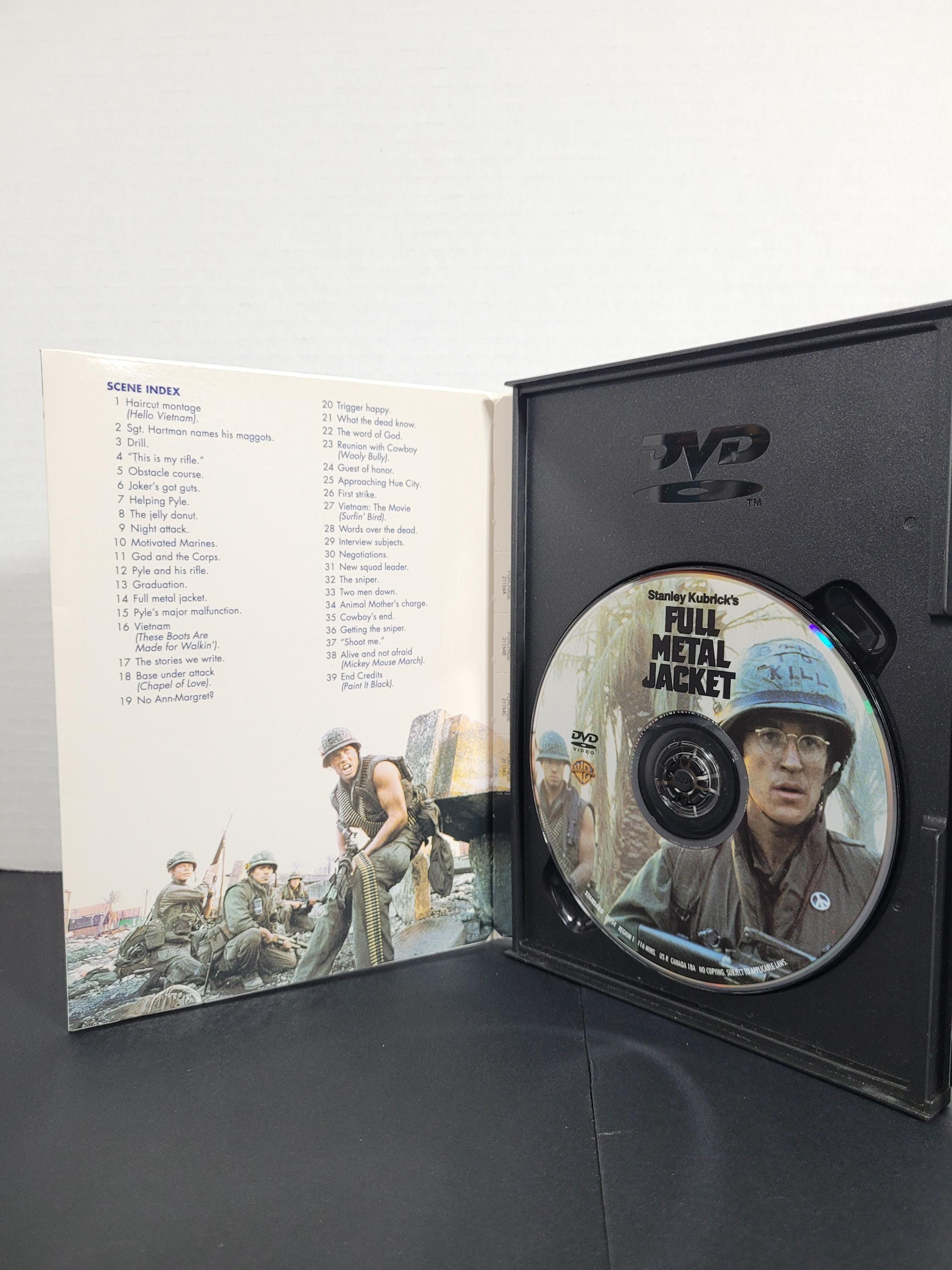 Vintage 1987 Full Metal Jacket DVD Disc War Anti-war Stanley