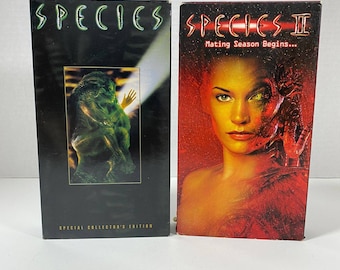 Vintage Species 1 & 2 1995-97- Horror/Science Fiction/Thriller - Natasha Henstridge, Michael Madsen, Ben Kingsley - Rated R