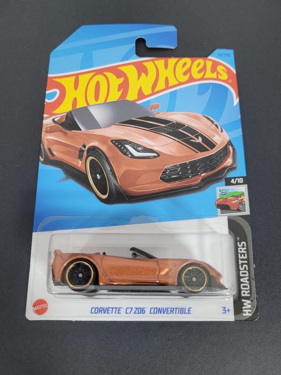 Hot Wheels Corvette C7 Z06 Cabriolet – Super Chasse Au Trésor Neuve Sous Blister