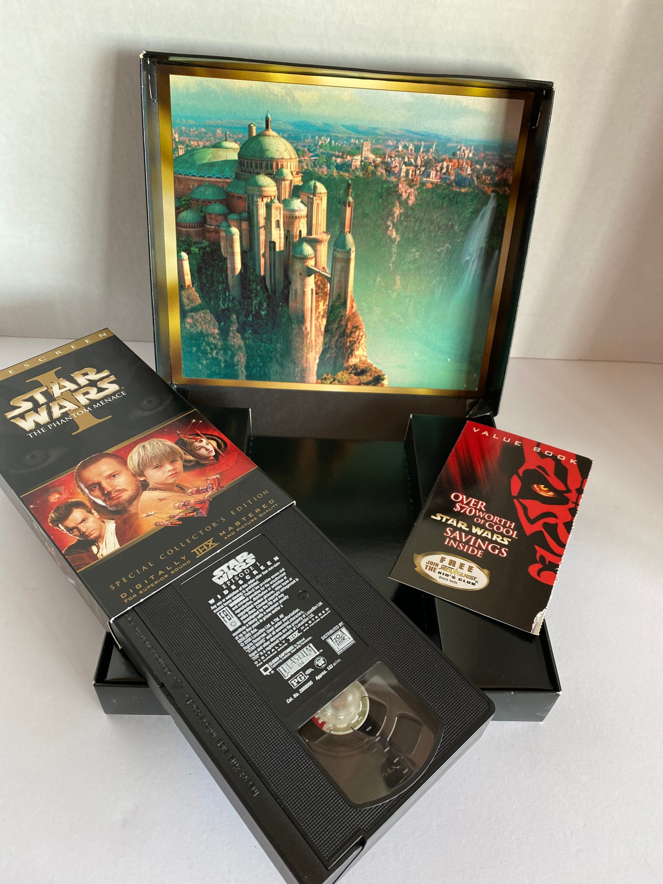 Retro 2000 Star Wars: the Phantom Menace Widescreen VHS Video