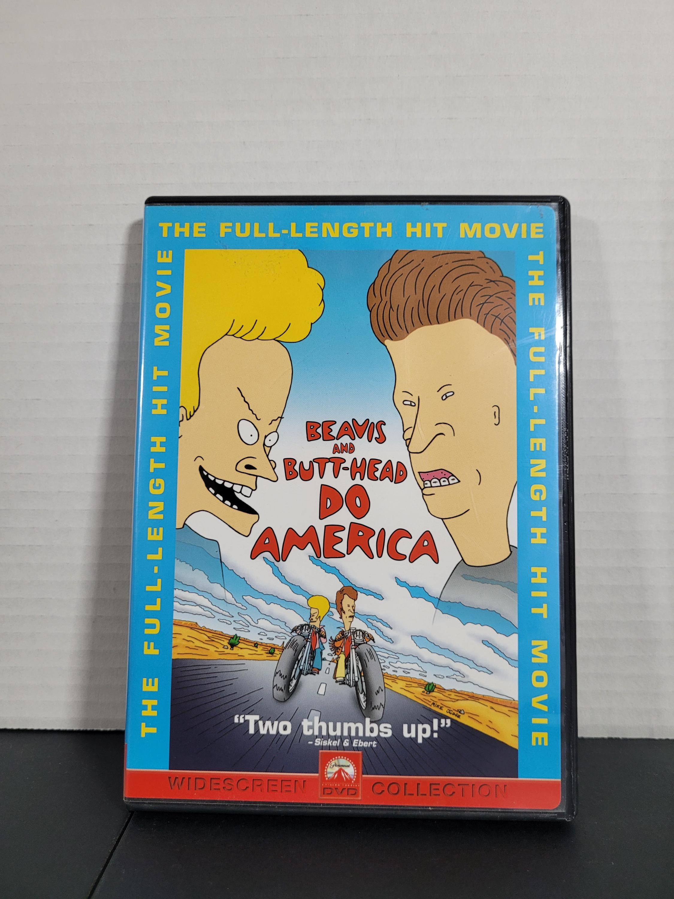 Vintage 1996 Beavis and Butthead Do America DVD Disc Wide-screen