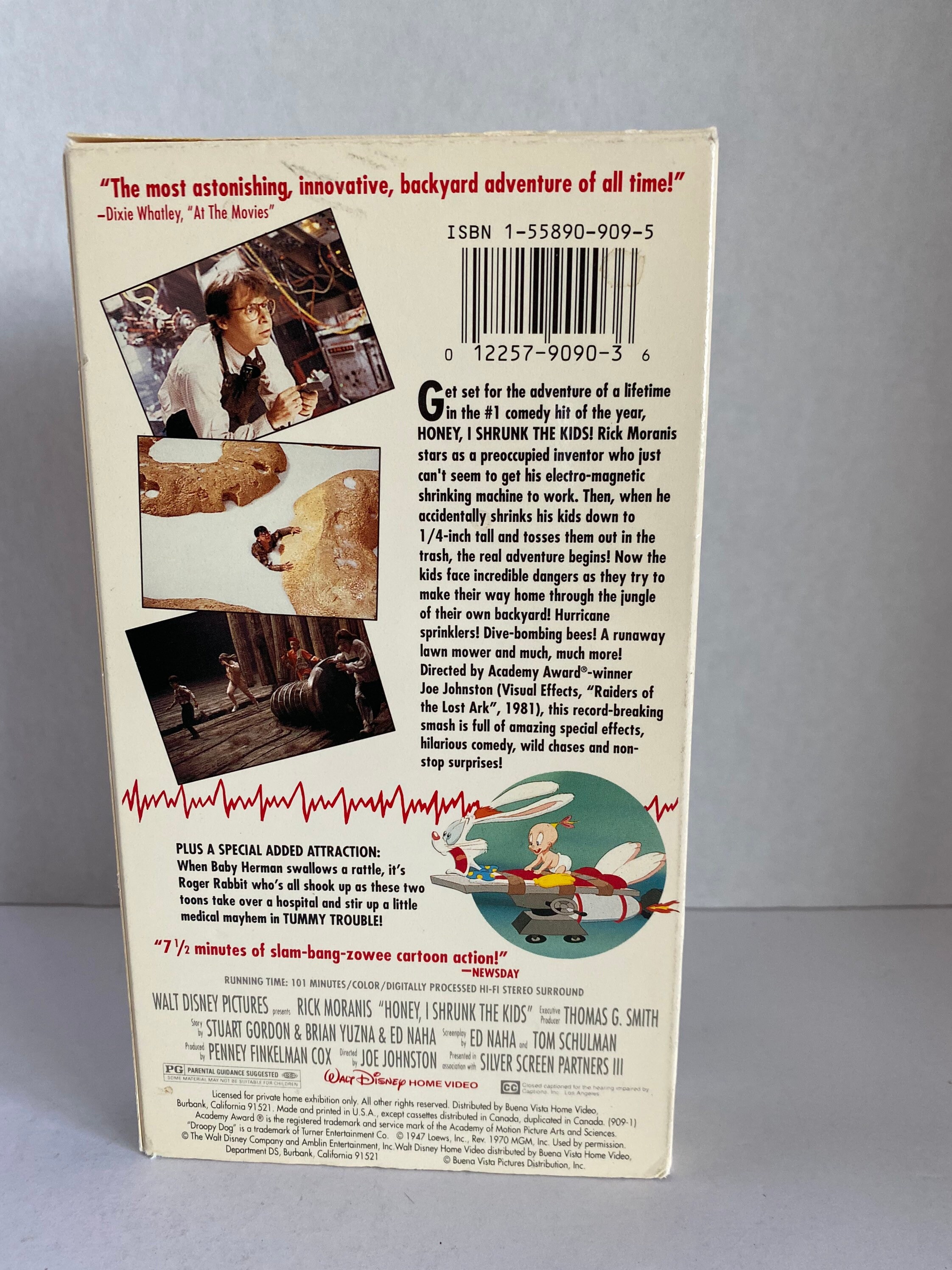 Vintage 1995 Honey I Shrunk the Kids With Tummy Trouble VHS Video