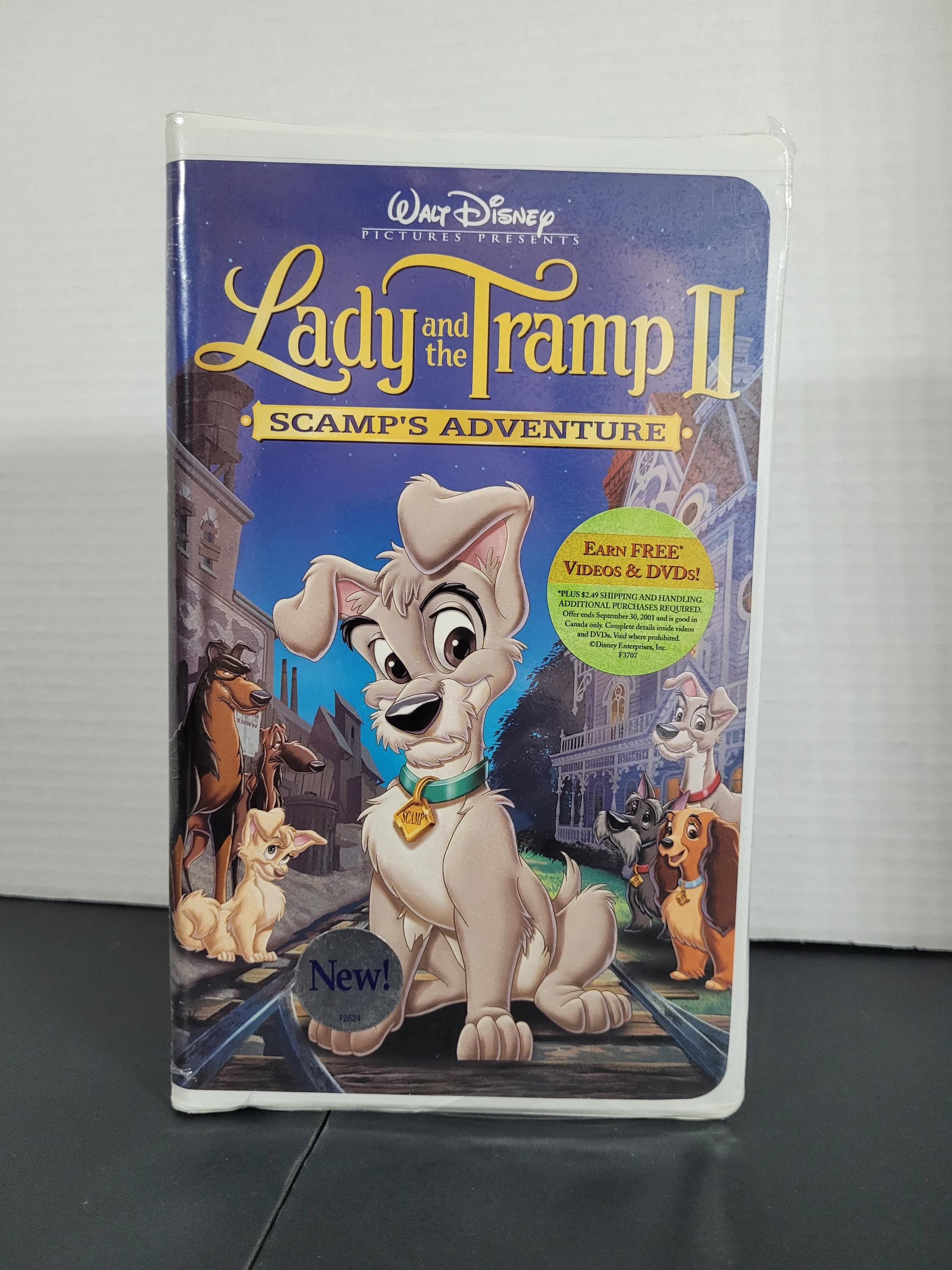 Vintage 2001 Walt Disney's Lady and the Tramp 2 - Scamps Adventure