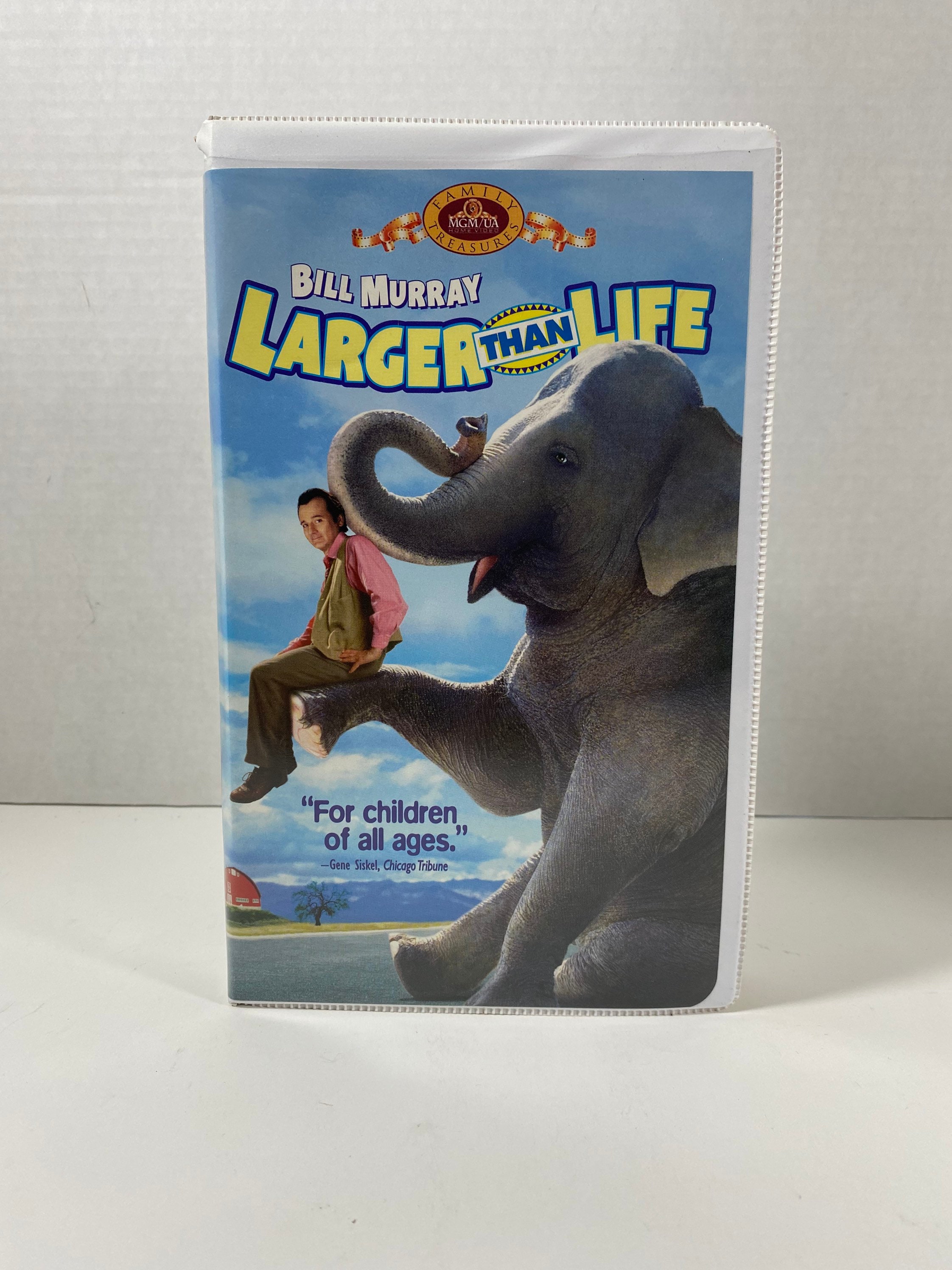 Vintage 1996 Larger Than Life Clamshell VHS - Starring: Bill 