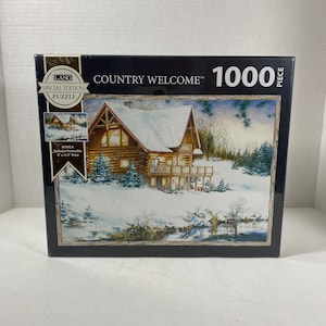 Lang “Country Welcome” Special Edition 1000 Piece Jigsaw Puzzle With Bonus Frameable Print •Sealed• Collectible | Gift Idea