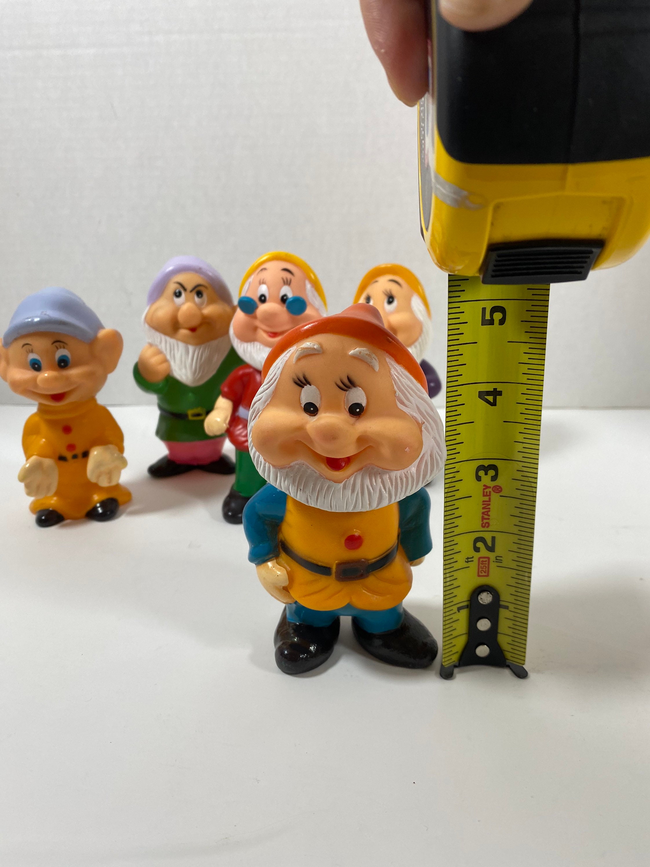 Vintage Walt Disneys Snow White and the Seven Dwarfs Rubber - Etsy
