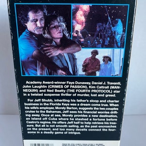 Vintage 1988 Midnight Crossing VHS Video Tape-Starring: Faye Dunaway & Kim Cattrall Collectible/Movie Enthusiast/Giftware image 5