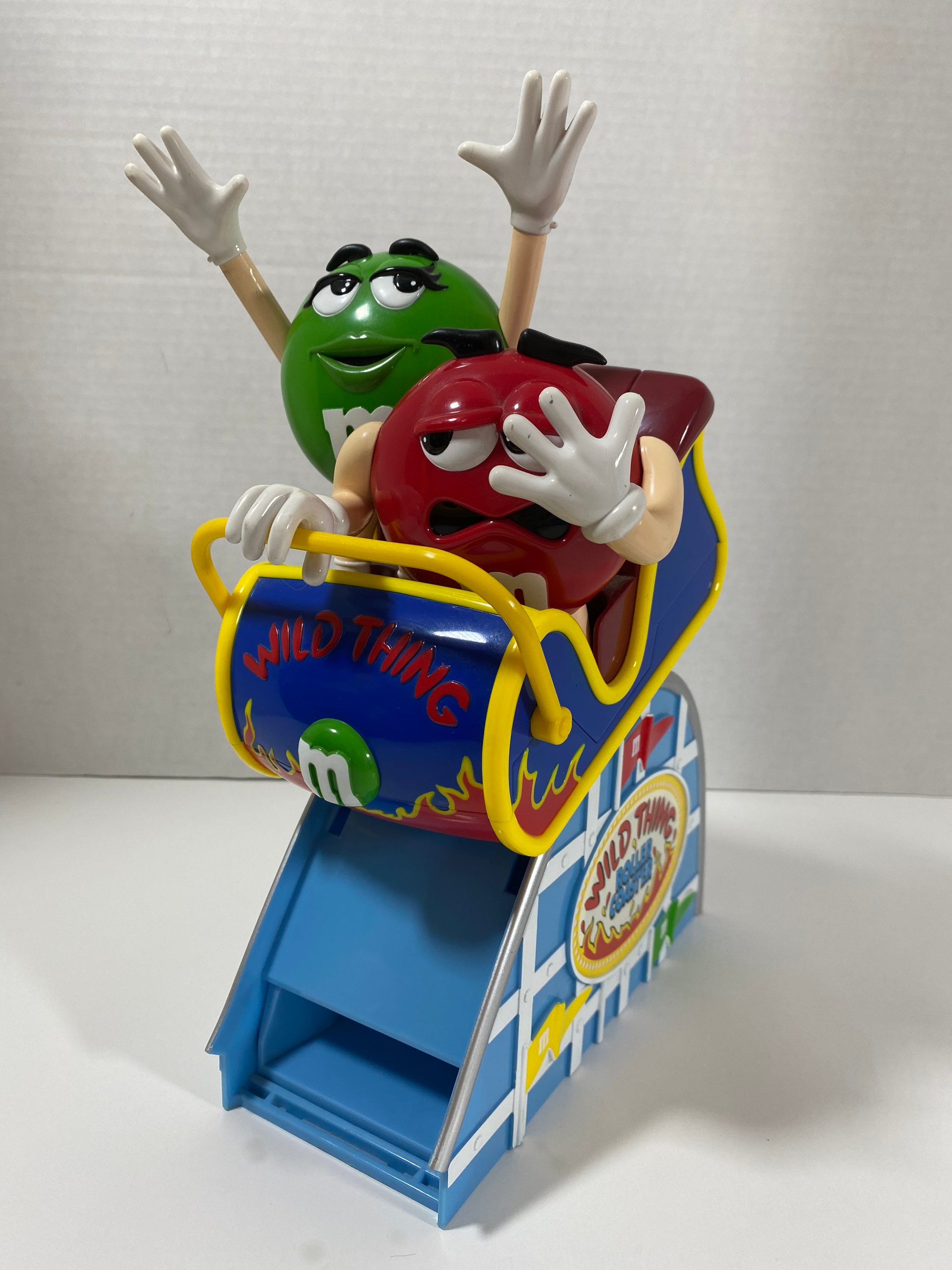 Vintage 1991 Original M&M Wild Thing Roller Coaster Candy