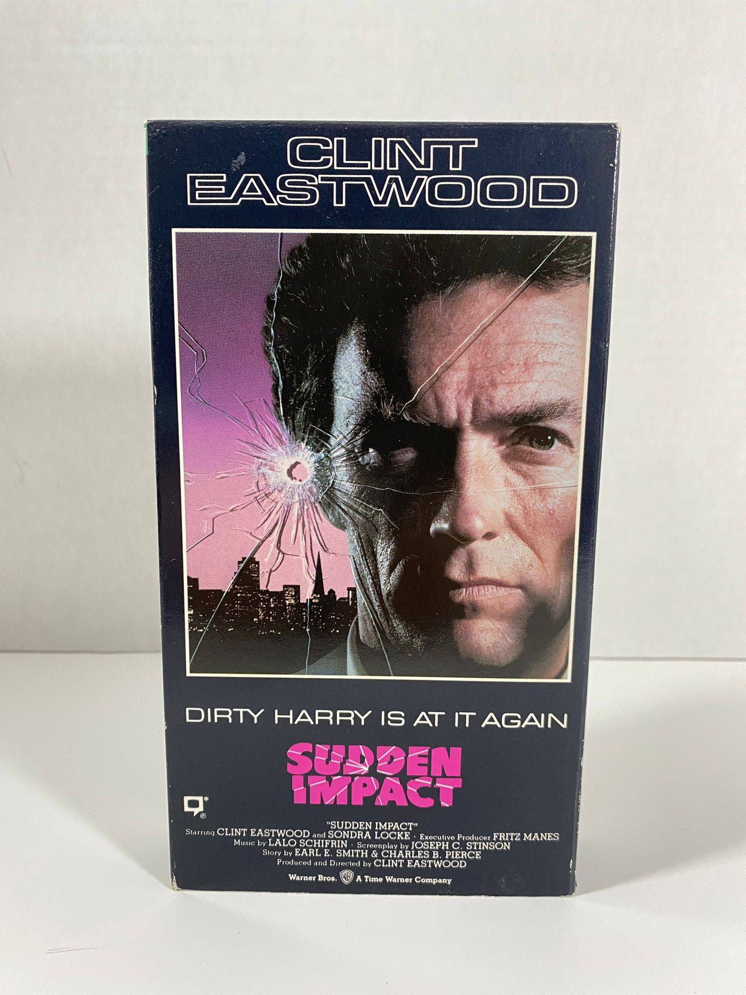 Vintage 1983 Sudden Impact VHS Clint Eastwood Warner
