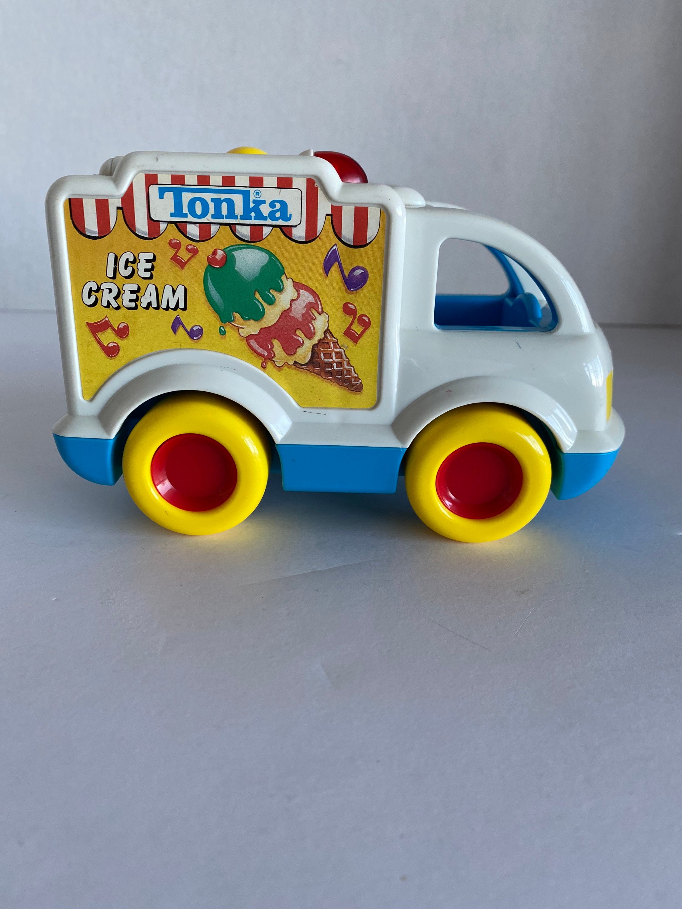 Vintage 1992 Tonka Ice Cream Truck Toy Vehicle Collectible Etsy