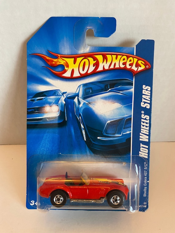 Hot Wheels Shelby Cobra 427 S/C 2010 Hot Auction Edition 163/214 - Collectible Die-Cast Car