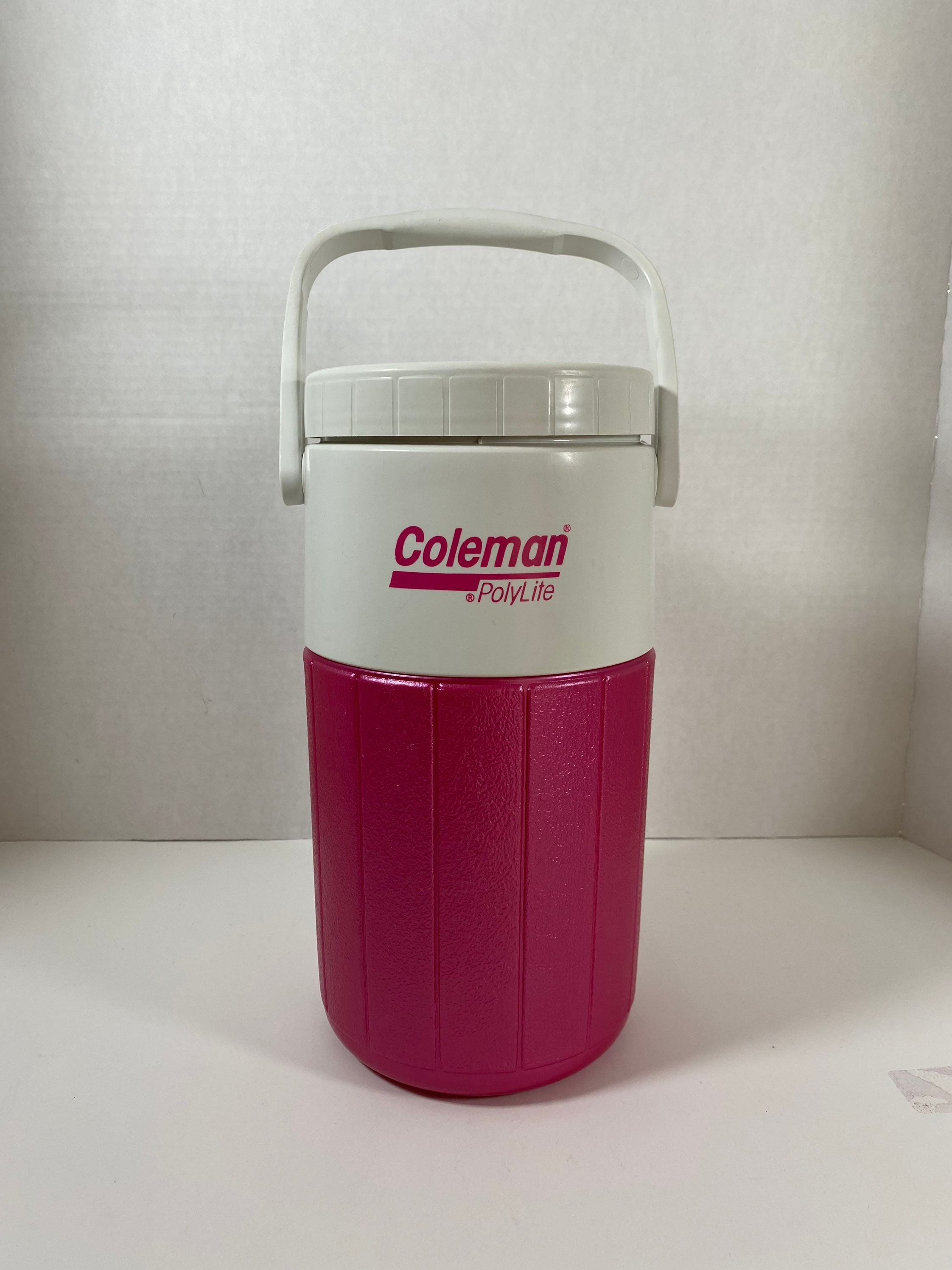Coleman Ice World 2000 Cooler Vintage Pink Fuchsia 1989 Made in Germany  Kuhlbox