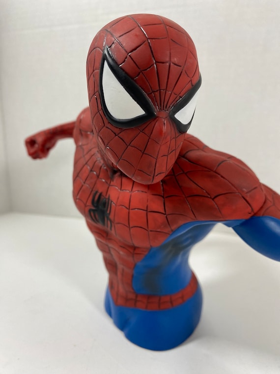 Retro Marvel Spiderman Bust Coin/piggy Bank - Collectible