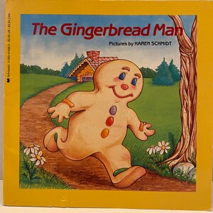 Vintage 1985 the Gingerbread Man paperback By: Karen Schmidt - Etsy