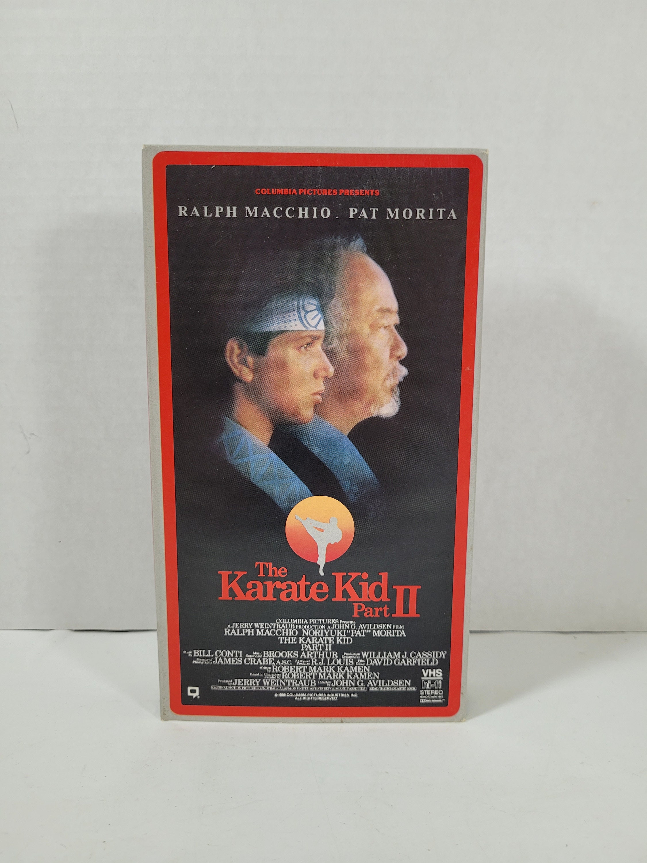 Vintage the Karate Kid Part 2 VHS Tape Vintage Movies Comedy 80s