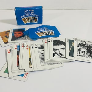 Vintage 1988 The Best Of Elvis Presley Playing Cards (mazzo da 54 carte) - Oggetto da collezione/da esposizione/appassionato di Elvis/idea regalo