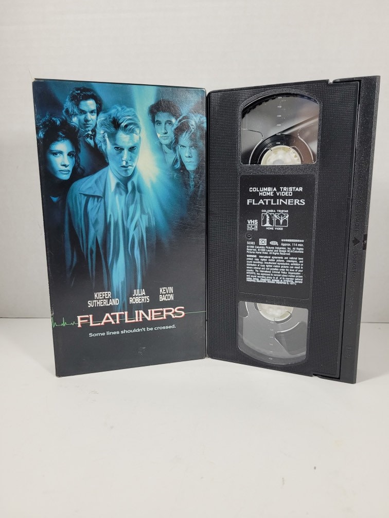 Vintage 1990 Flatliners VHS Video Tape Starring Kiefer Etsy UK