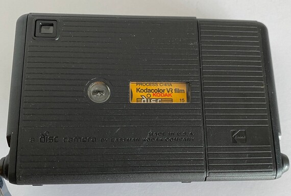 Vintage 1980's Kodak Disc 6000 Black Camera - Collectible
