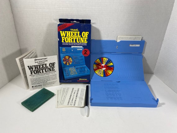 Vintage 1989 Travel Wheel of Fortune (2nd Edition) Game