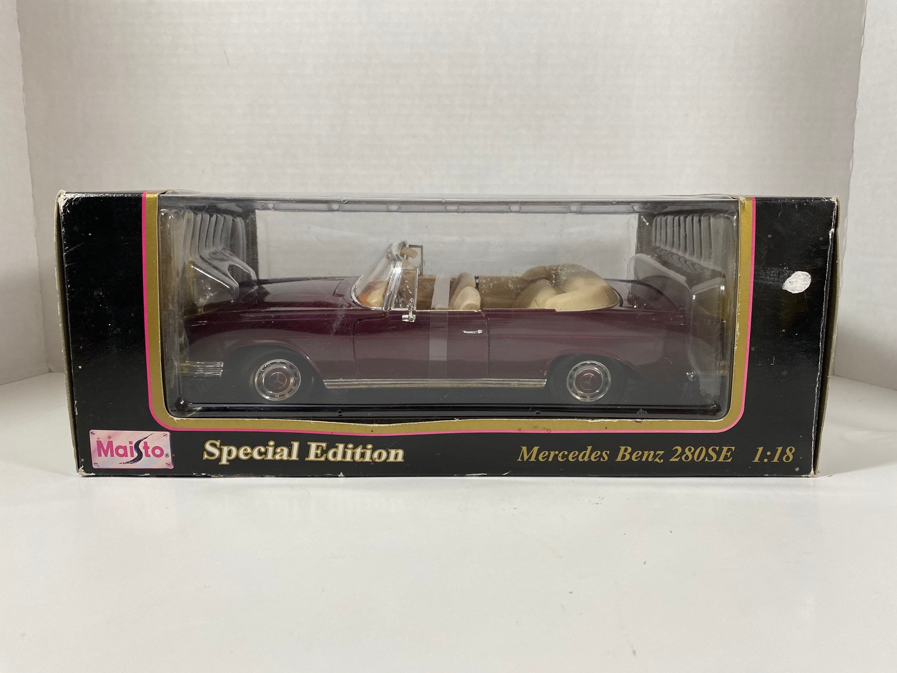 Vintage Maisto Special Edition 1966 Mercedes Benz 280SE Model - Etsy