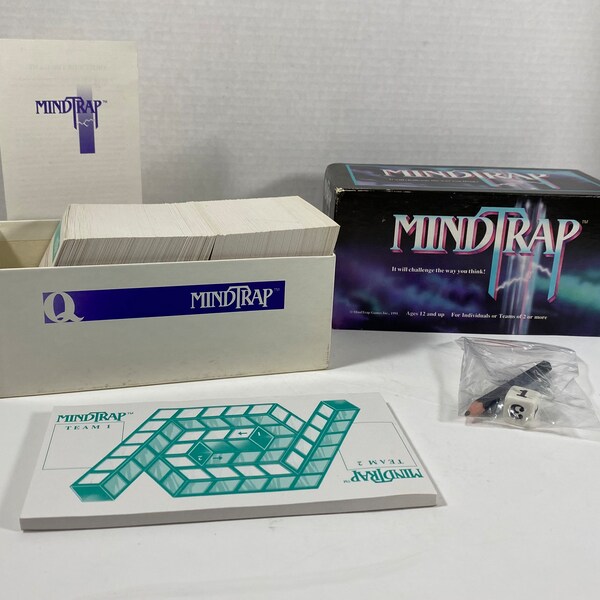 Mindtrap Board Game - Etsy