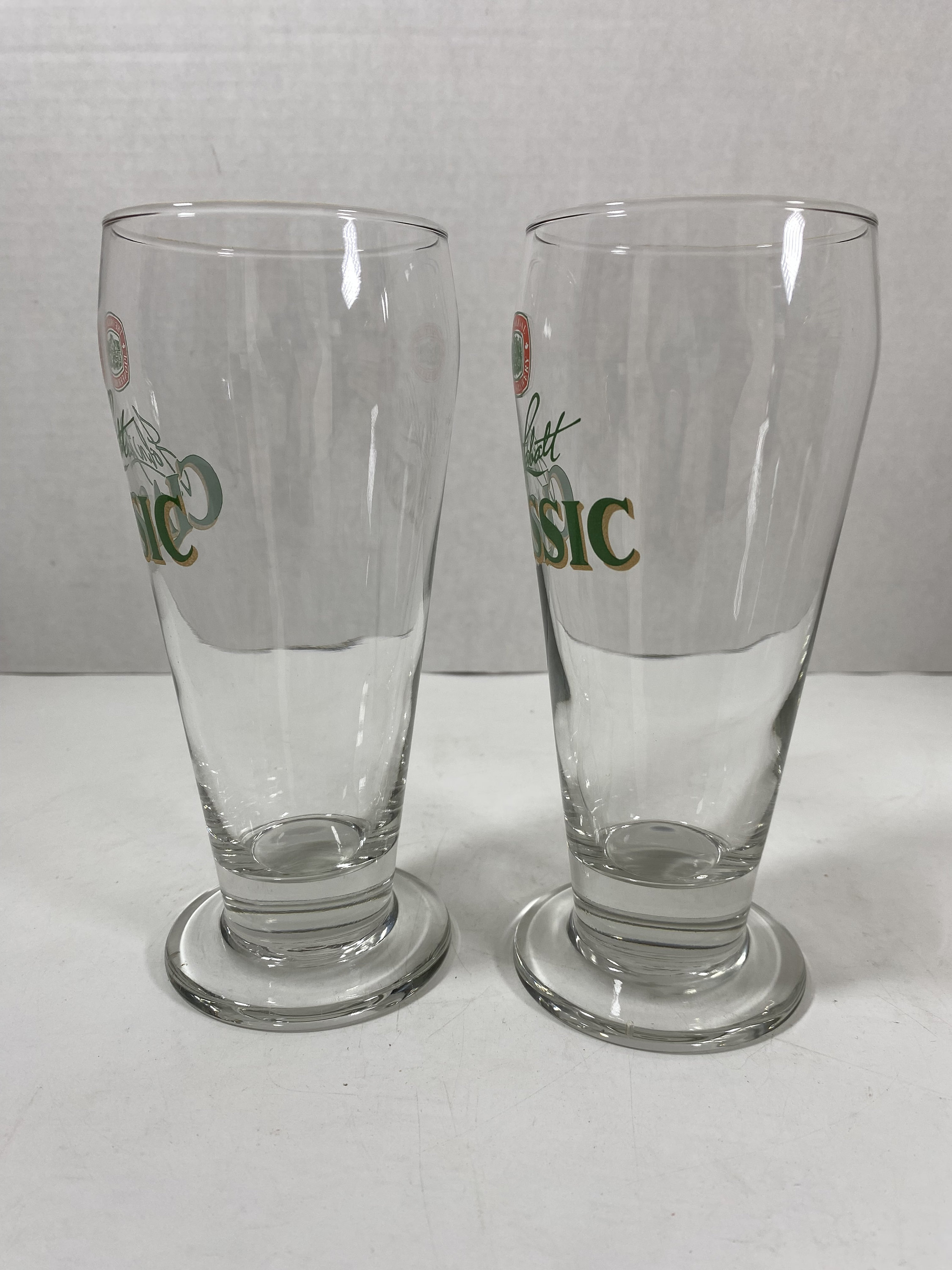 Labatt Pint Vintage & Very Rare 1990’s John Labatt Classic Footed Pint Glasses With ...