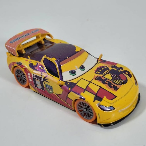 Retro 2000's Pixar Cars Miguel Camino Die-Cast Toy Car 1:43 Scale