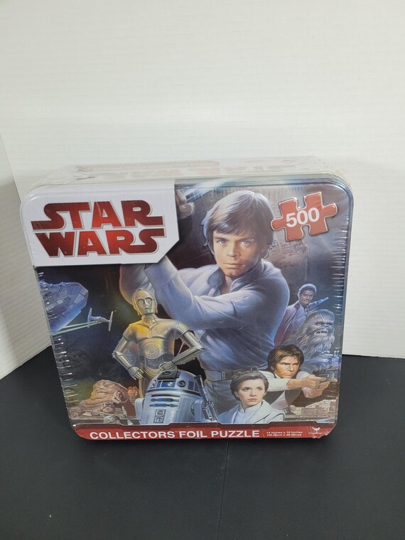 Retro Star Wars Foil Puzzle Collectors Puzzle in Tin Box SEALED - Etsy