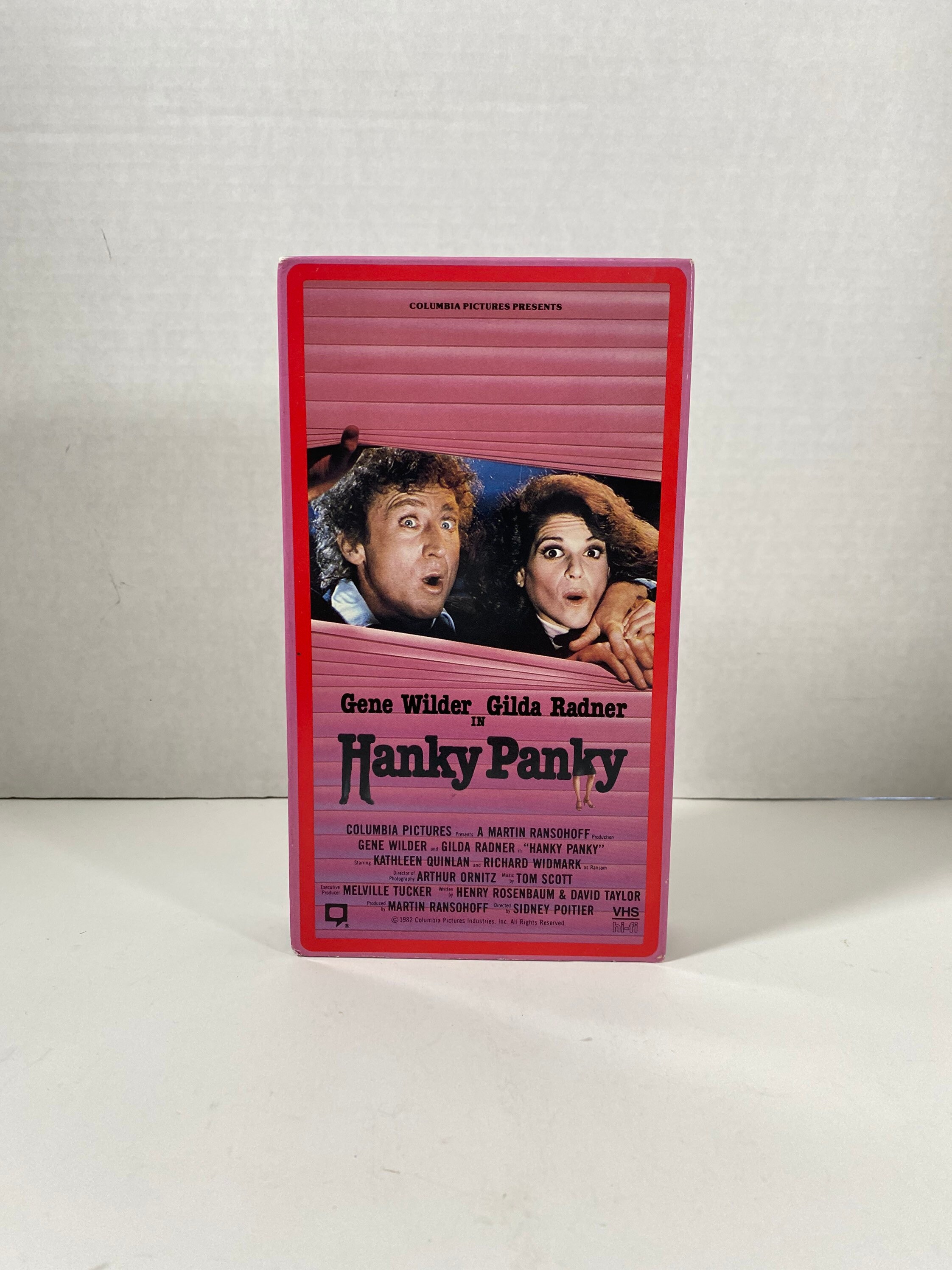 Vintage & RARE 1982 Hanky Panky VHS - Starring: Gene Wilder and