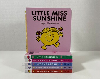 Little Miss “Sunshine”, “Naughty”, “Giggles”, “Chatterbox”, “Helpful” Or “Trouble” Books - By: Roger Hargreaves - Sold Separately