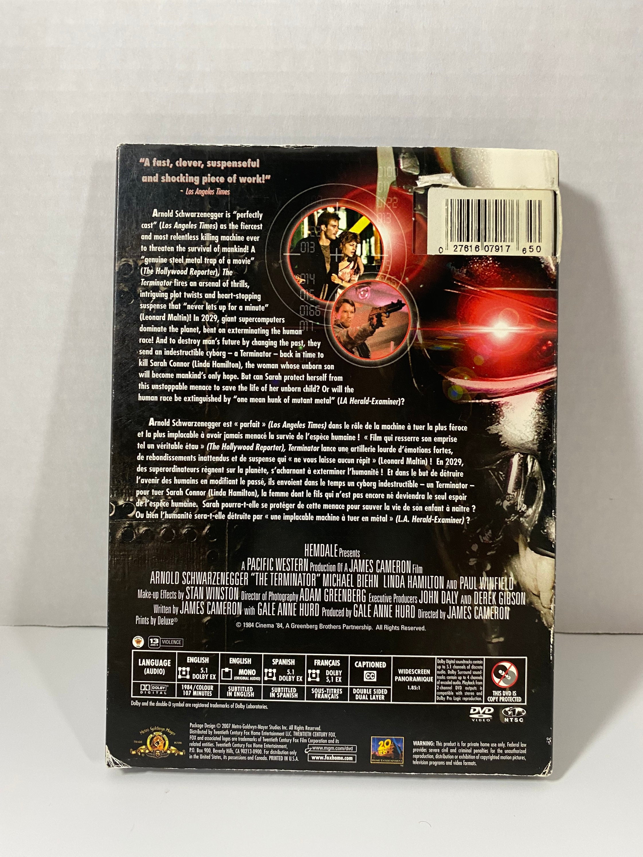 Retro the Terminator DVD - Starring: Arnold Schwarzenegger