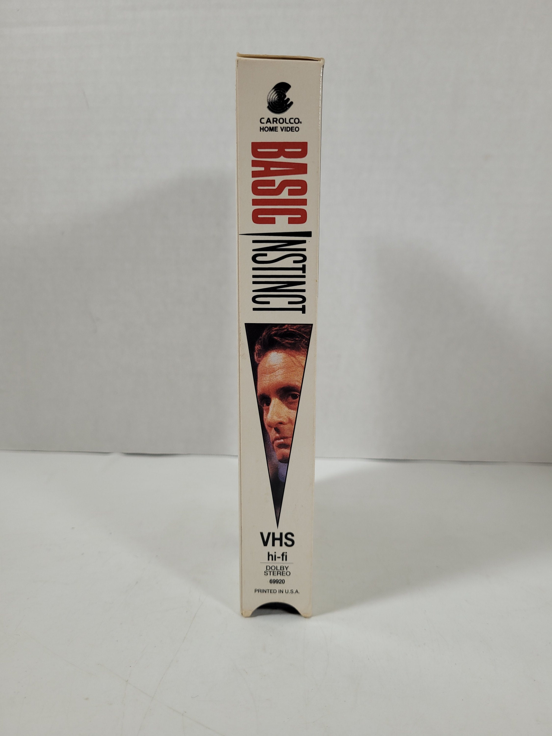 Basic Instinct Rated R Vintage Basic Instinct VHS Tape Vintage Movies Michael Douglas, Sharon ...