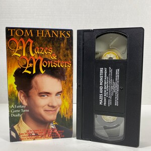 Vintage and RARE 1995 Mazes & Monsters VHS - Starring: Tom Hanks, Wendy ...
