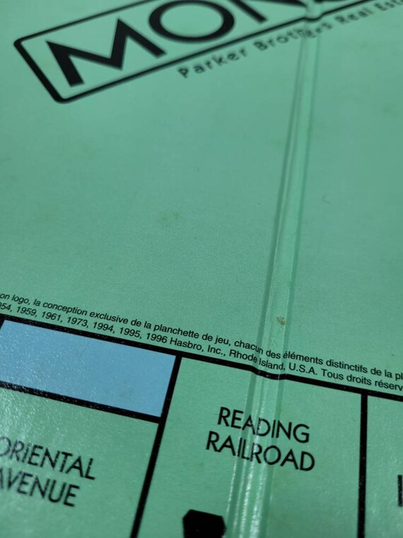 Vintage Monopoly 1996 Parker Brothers - Monopoly - the Real Estate