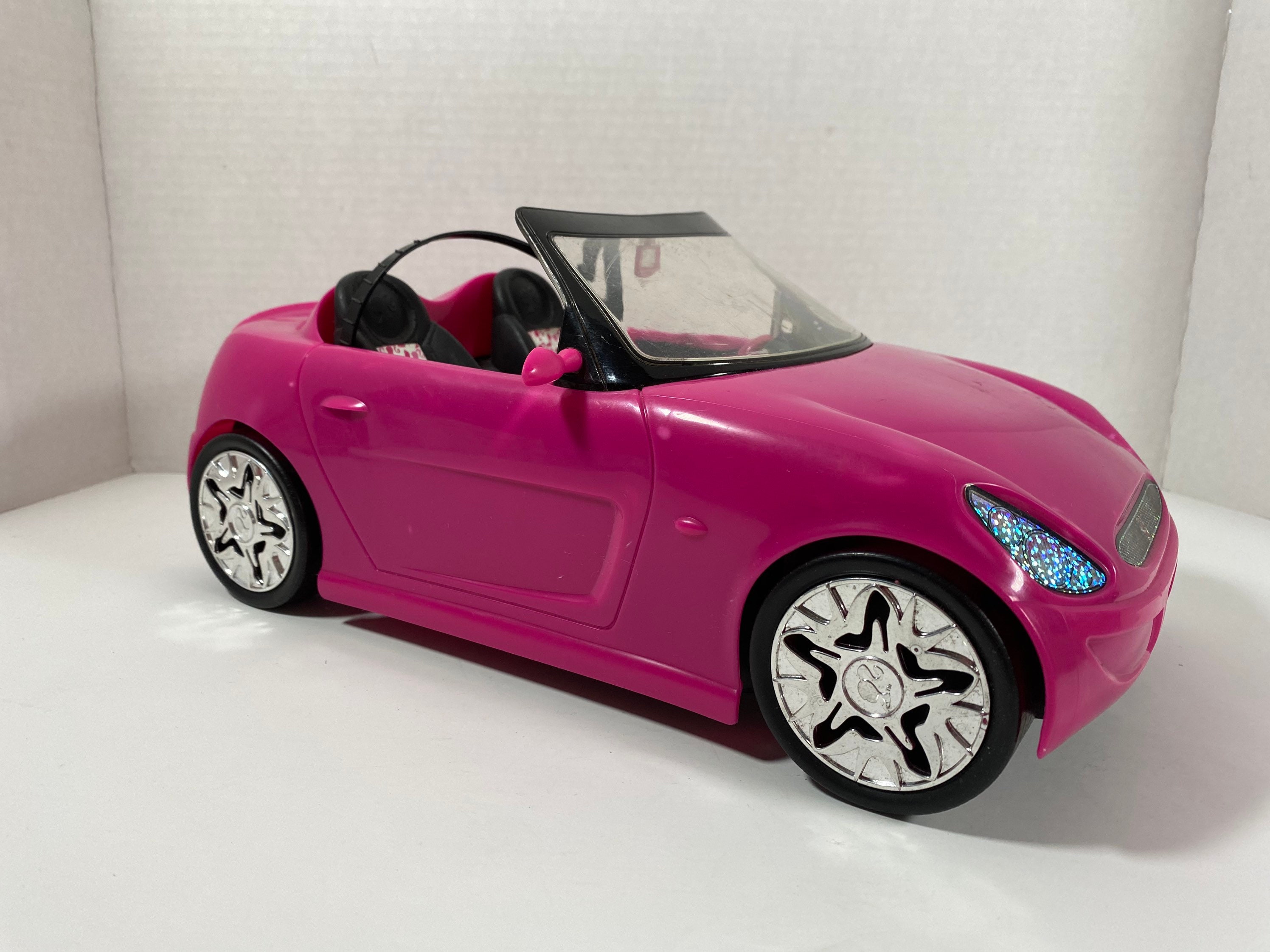 Mattel Barbie Glam Hot Pink Convertible Sports Car With Etsy Canada