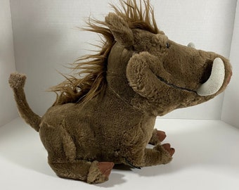 Steiff Peluche collector Pumbaa, Le Roi Lion