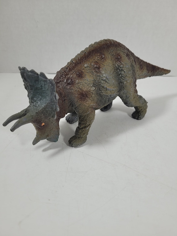 ヴィンテージ 1993 シュライヒ トリケラトプス 恐竜 フィギュア - Etsy