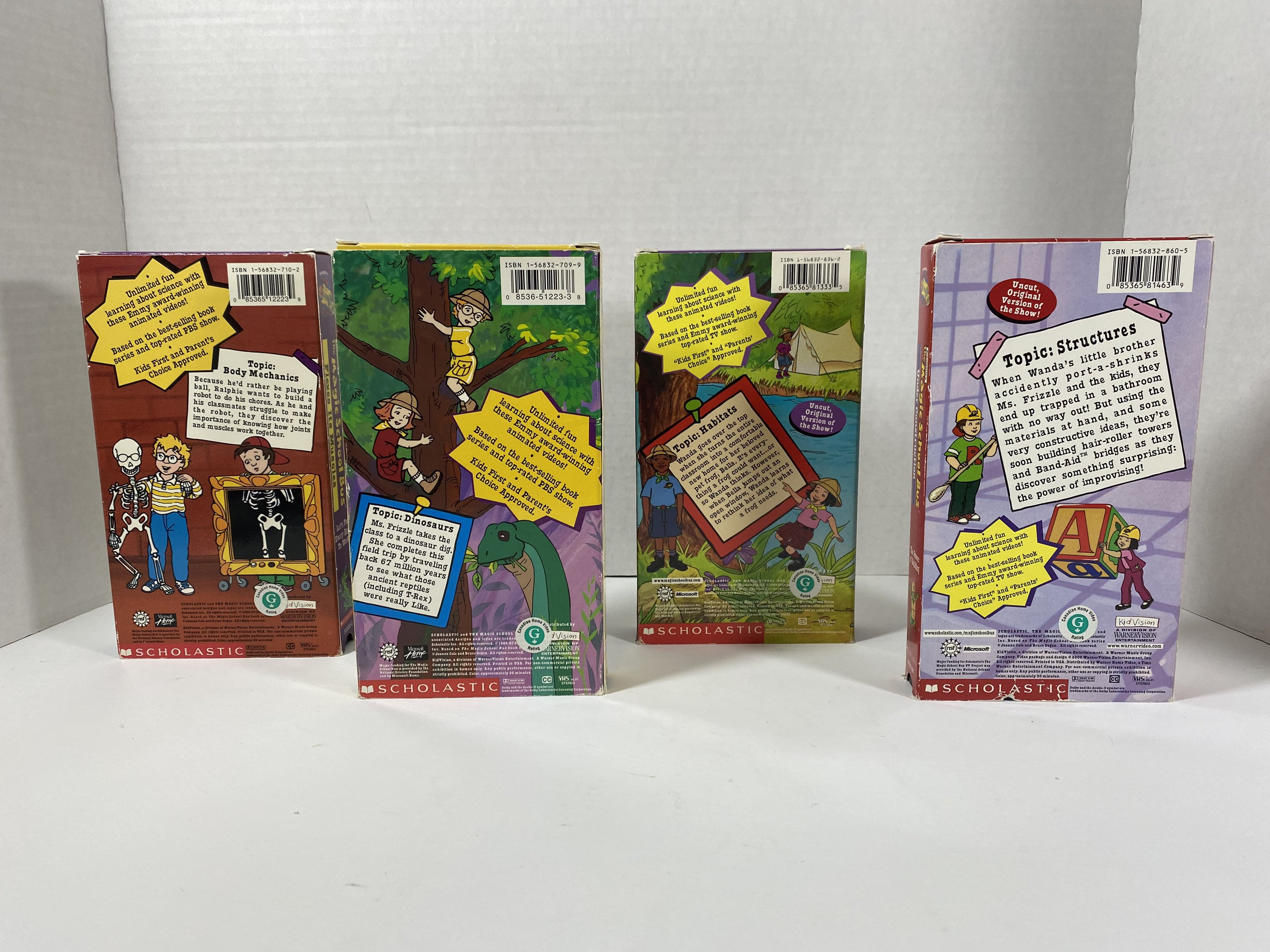 Vintage Scholastic’s the Magic School Bus VHS Set of 4: Flexes Its ...