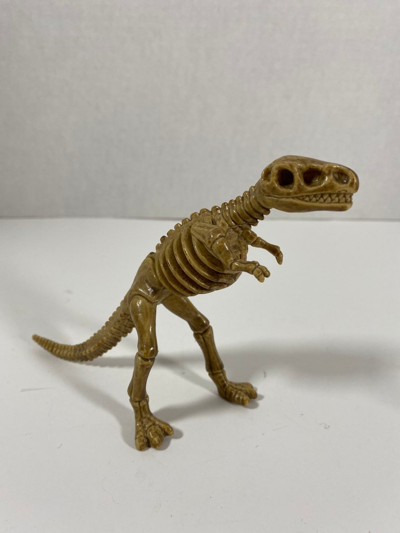 Retro Skeleton Tyrannosaurus Rex Dinosaur Toy Figure - Etsy