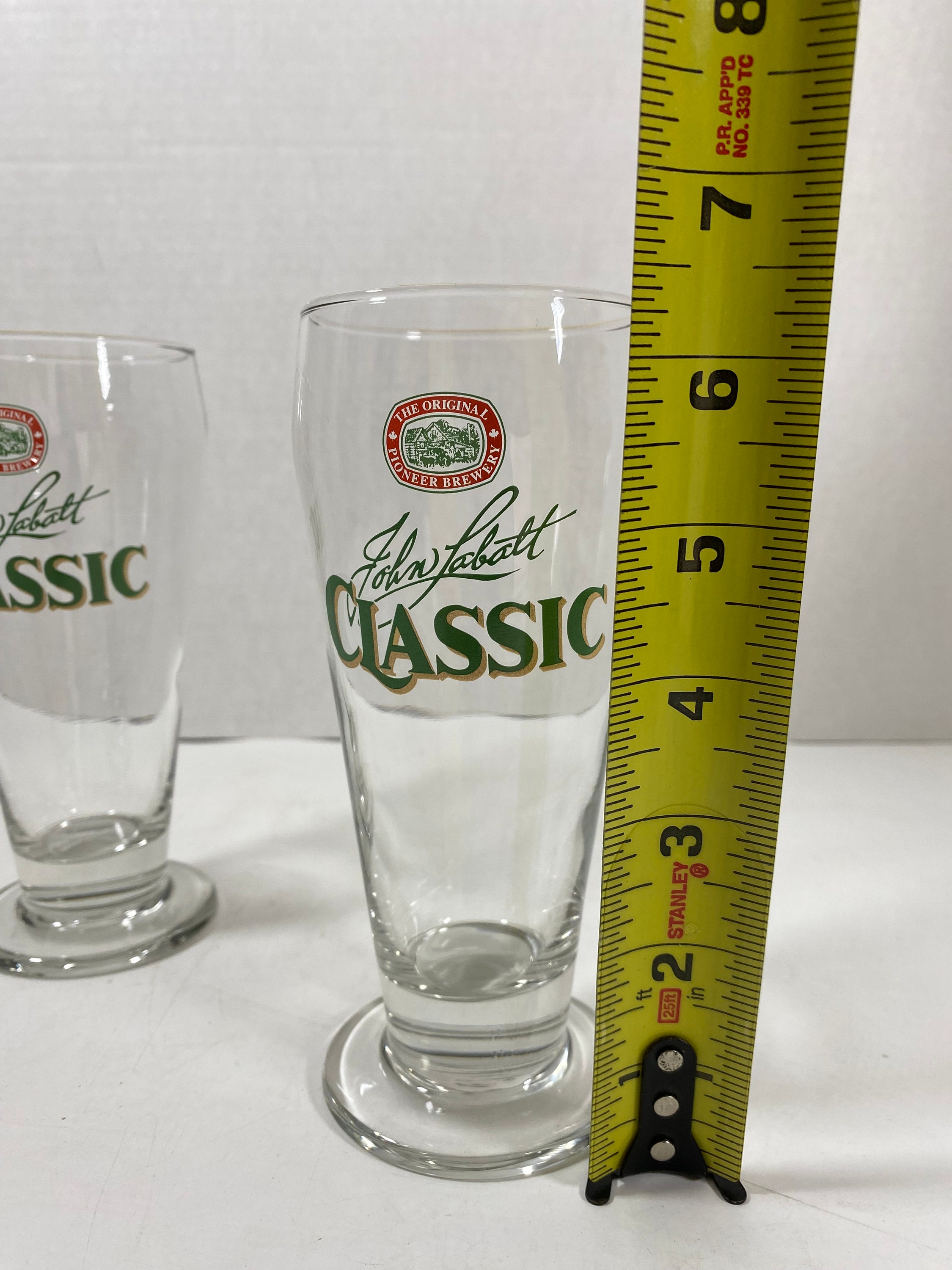 Vintergön Rabatt Vintage & Very Rare 1990’s John Labatt Classic Footed Pint Glasses With ...