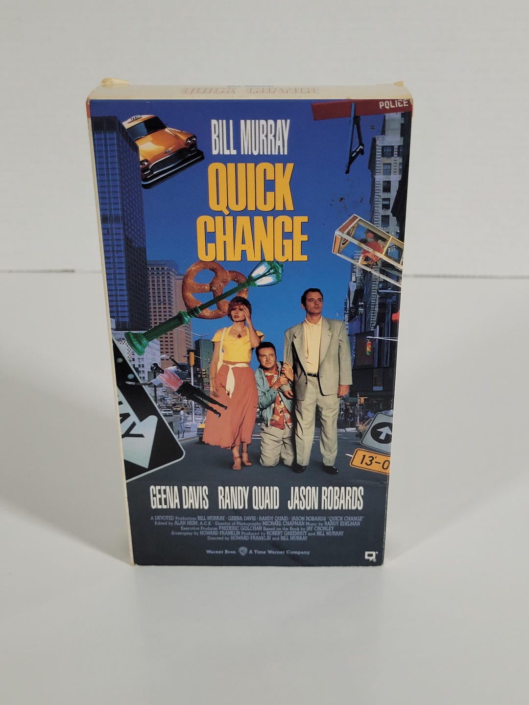 Vintage 1990 Quick Change VHS Film/bill Murray, Geena Davis