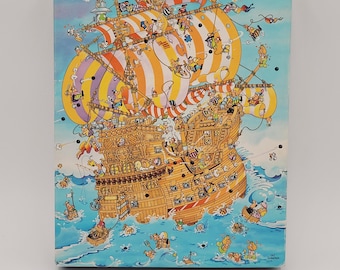 Vintage 1987 Springbok "High Jinks on the High Seas" 500 Piece Jigsaw Puzzle Springbok Hallmark
