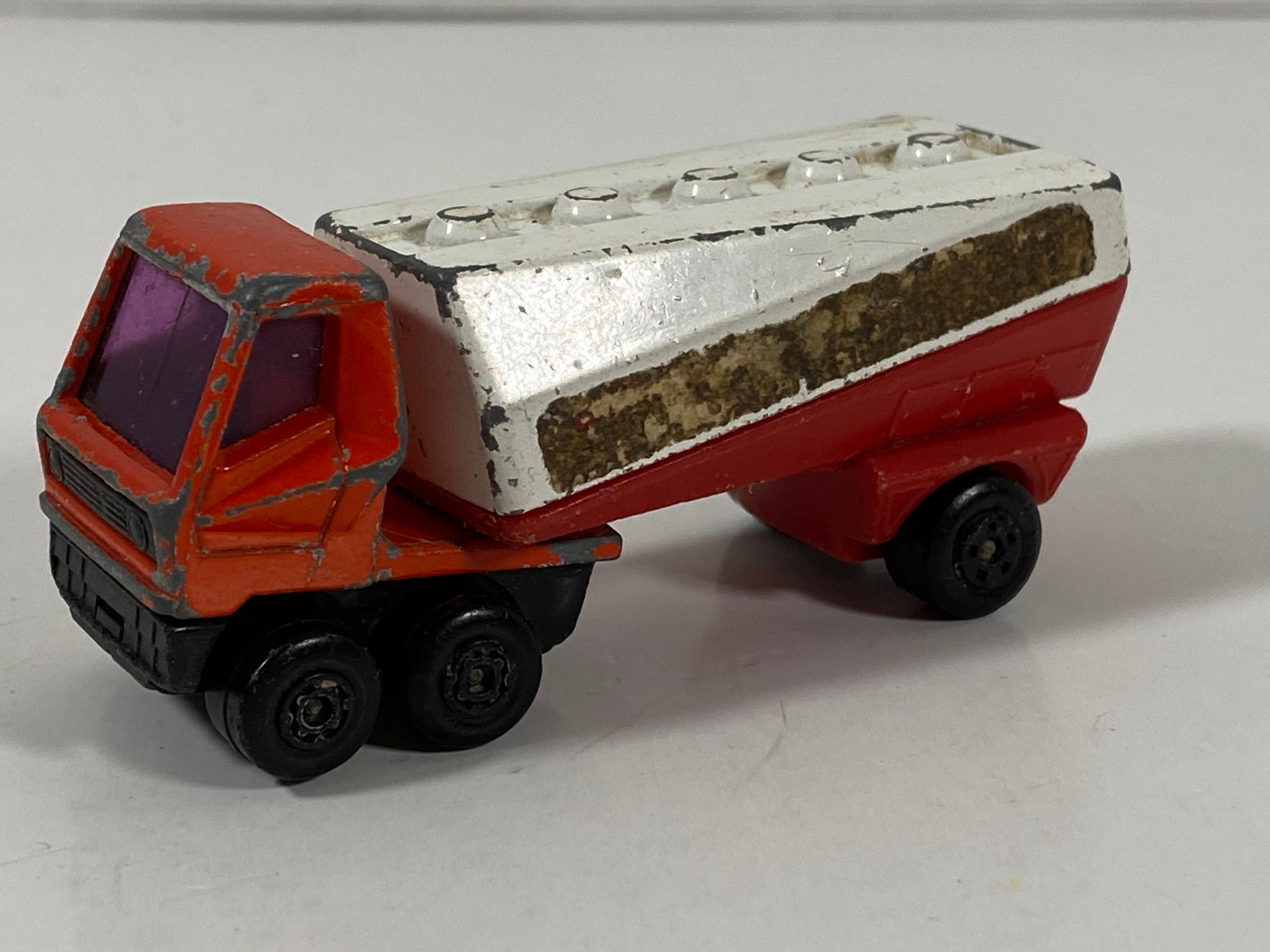 Vintage 1973 Matchbox Lesney Superfast Freeway Gas Tanker No. 63