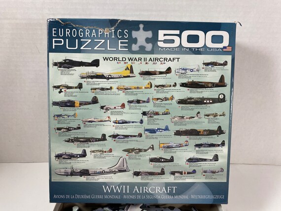 Puzzle 1000 pièces - Avions de la seconde guerre mondiale - Editions Ricordi - Rue des Puzzles