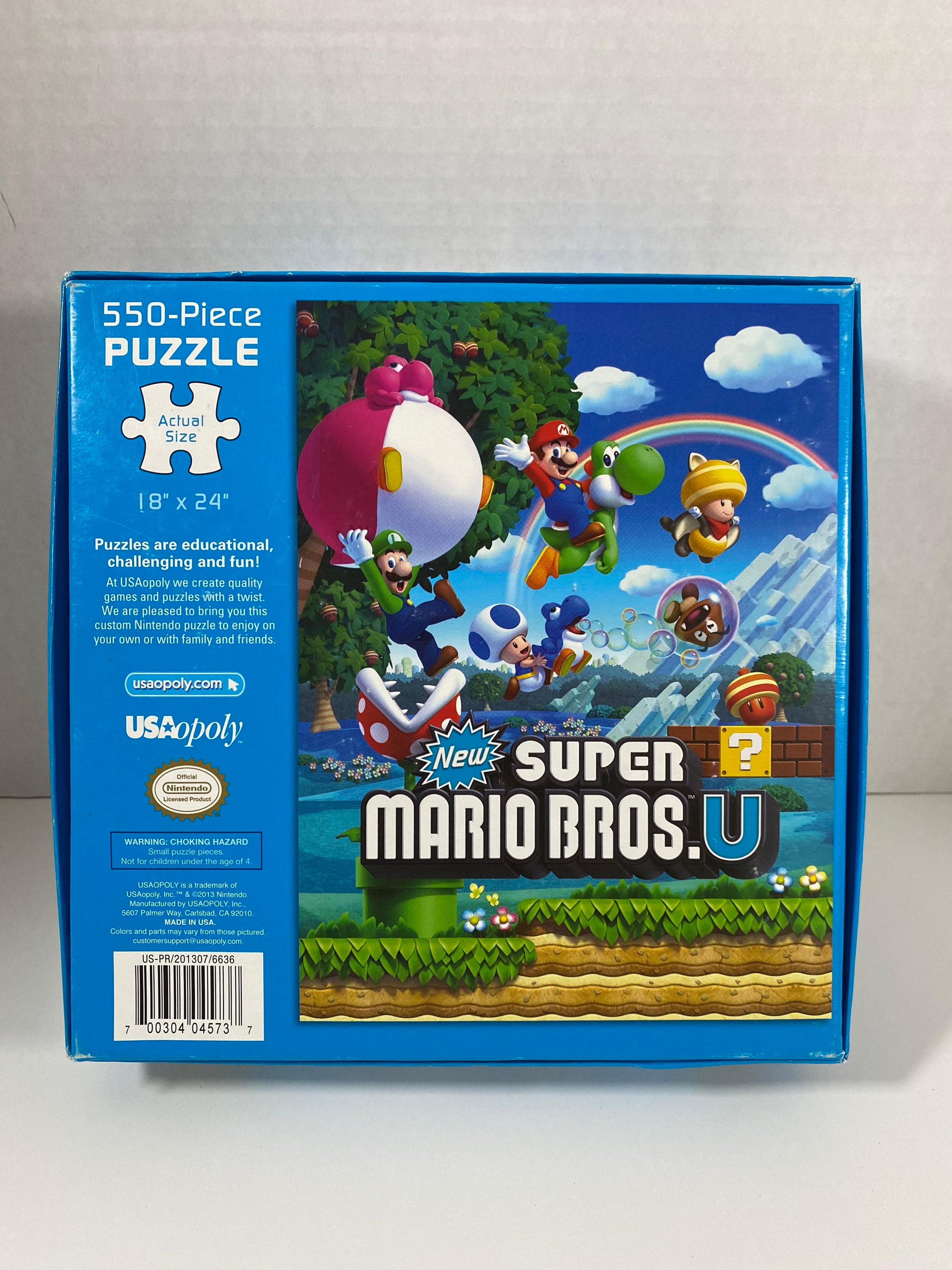 Retro Super Mario U. Collectors Puzzle 550 Pieces Collectible