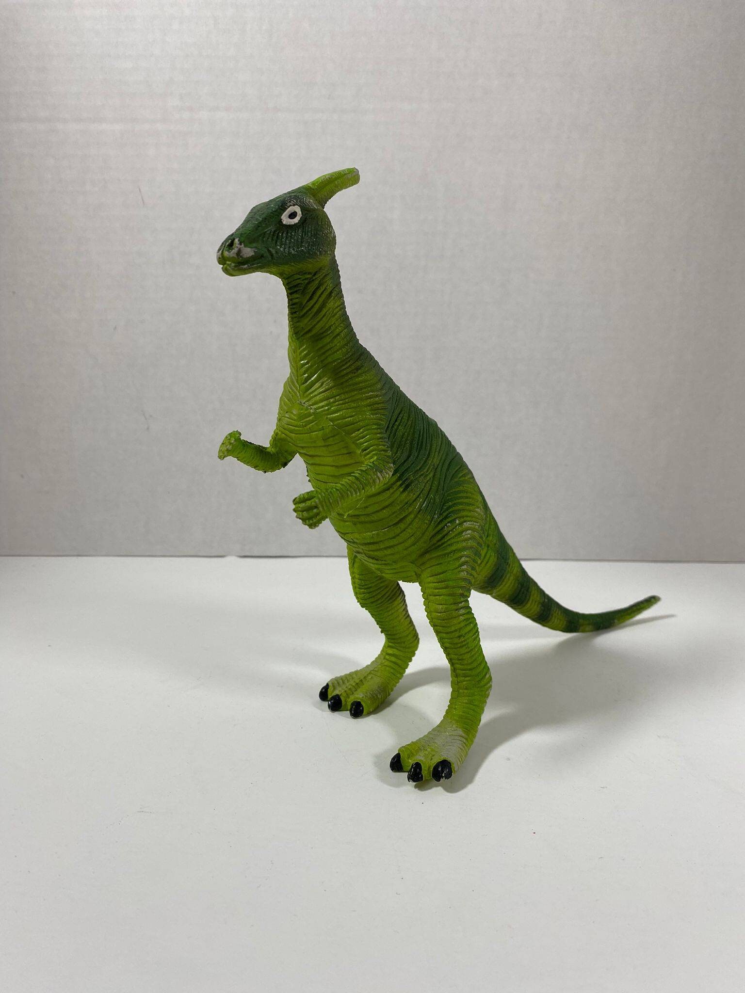 Vintage années 1980 vintage 1980's Parasaurolphus Toy Dinosaur