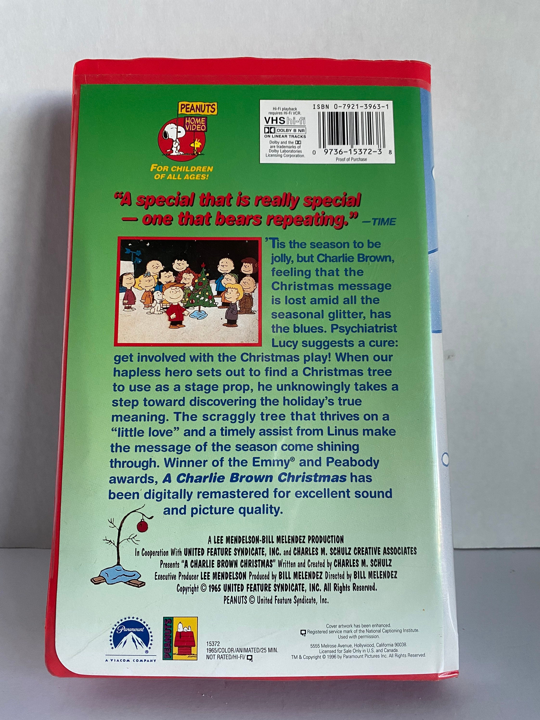 Vintage 1996 Peanuts Classic: A Charlie Brown Christmas